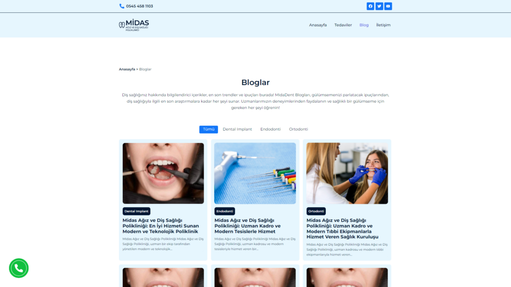 Midas Web Yazılımı - Blog